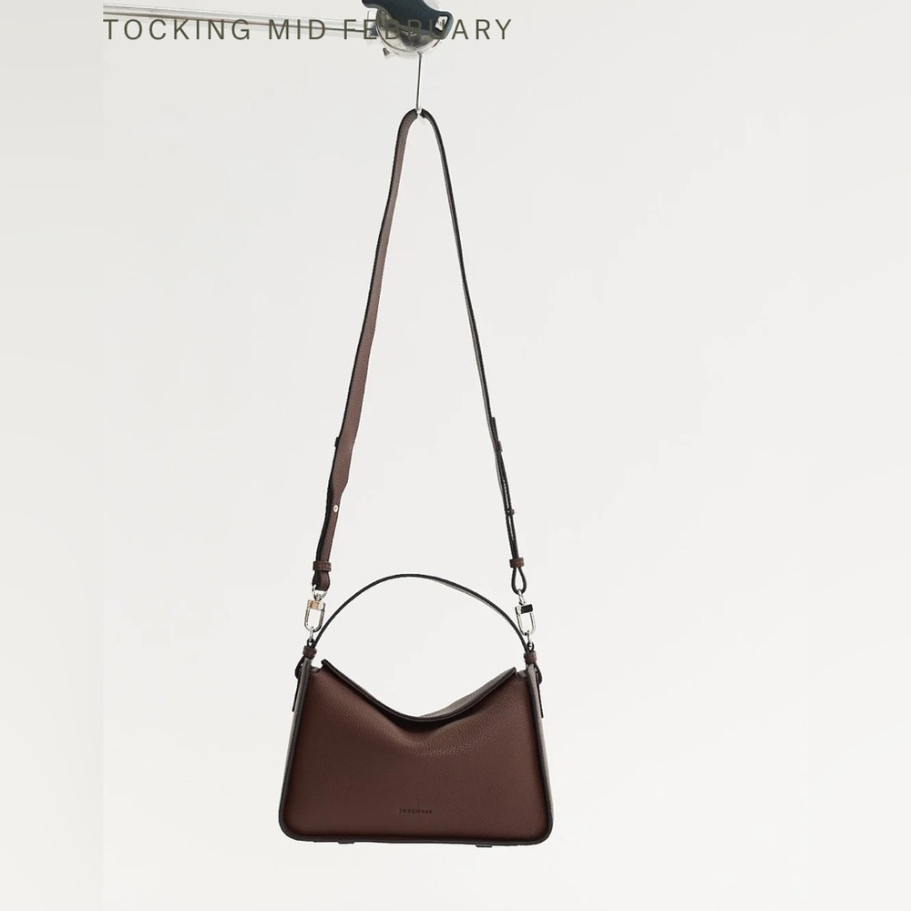 The Horse Brown Pebbled Leather Shoulder Hobo - Picture 5 of 12